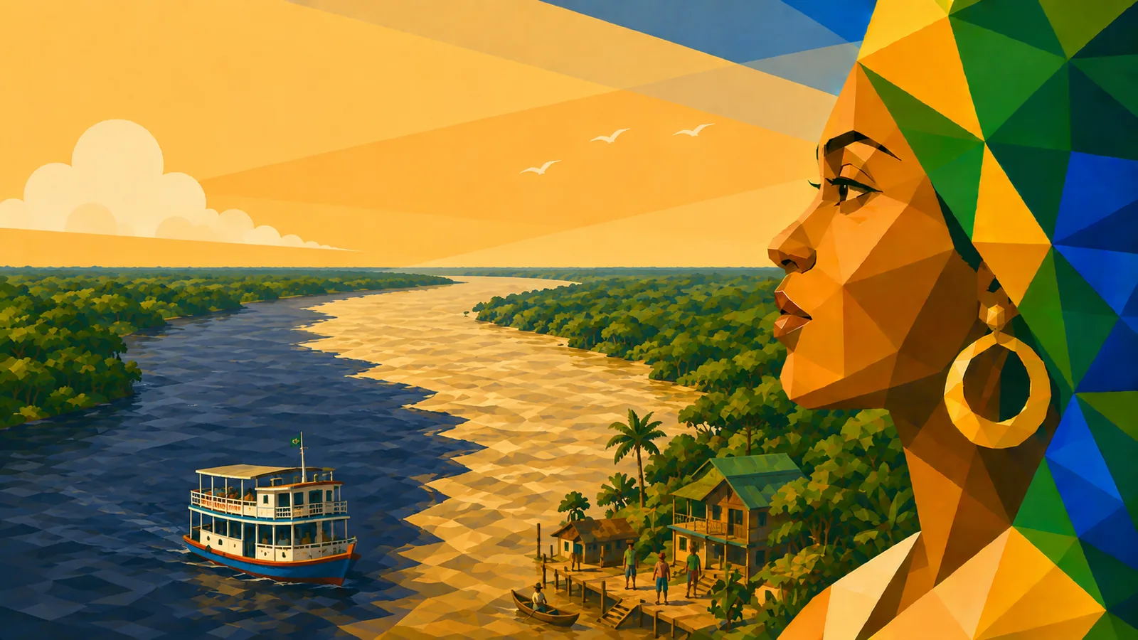Illustration des Bundesstaats Amazonas
