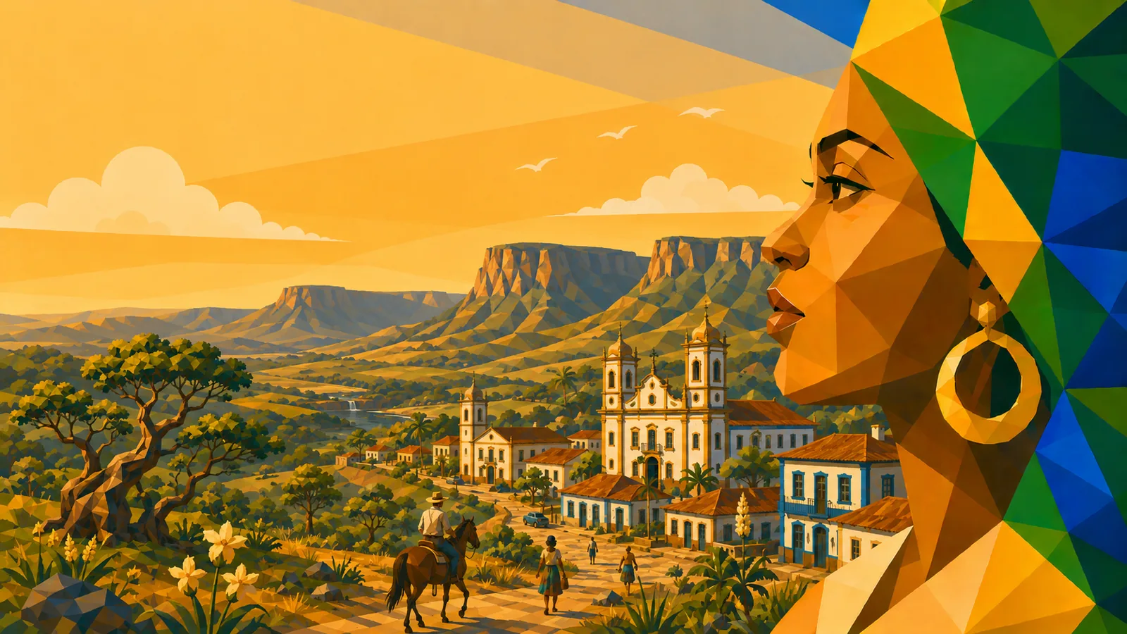 Illustration des Bundesstaats Goiás