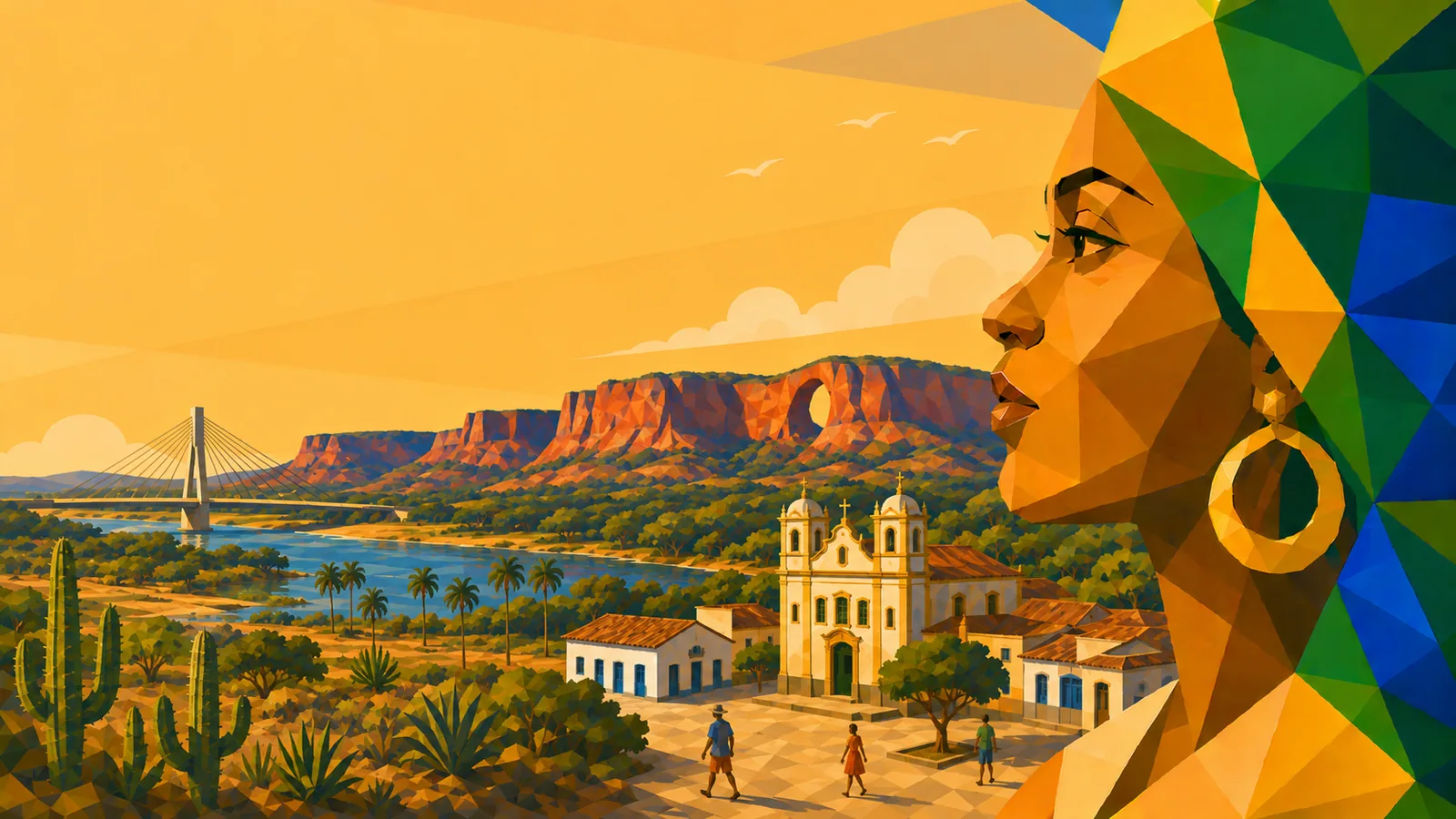 Illustration des Bundesstaats Piauí