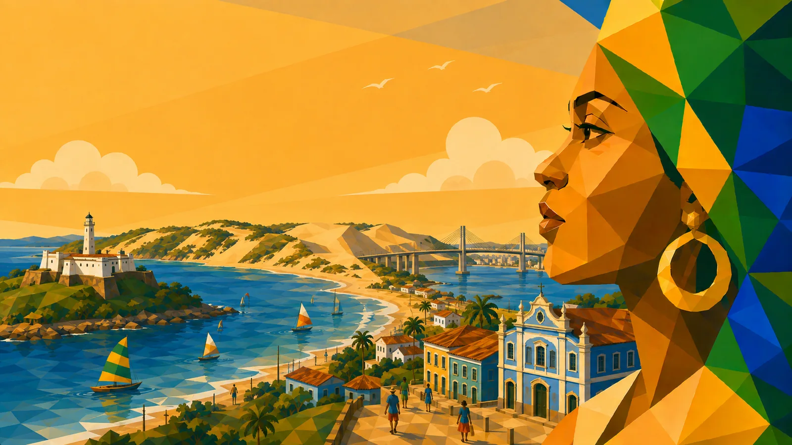 Illustration des Bundesstaats Rio Grande do Norte