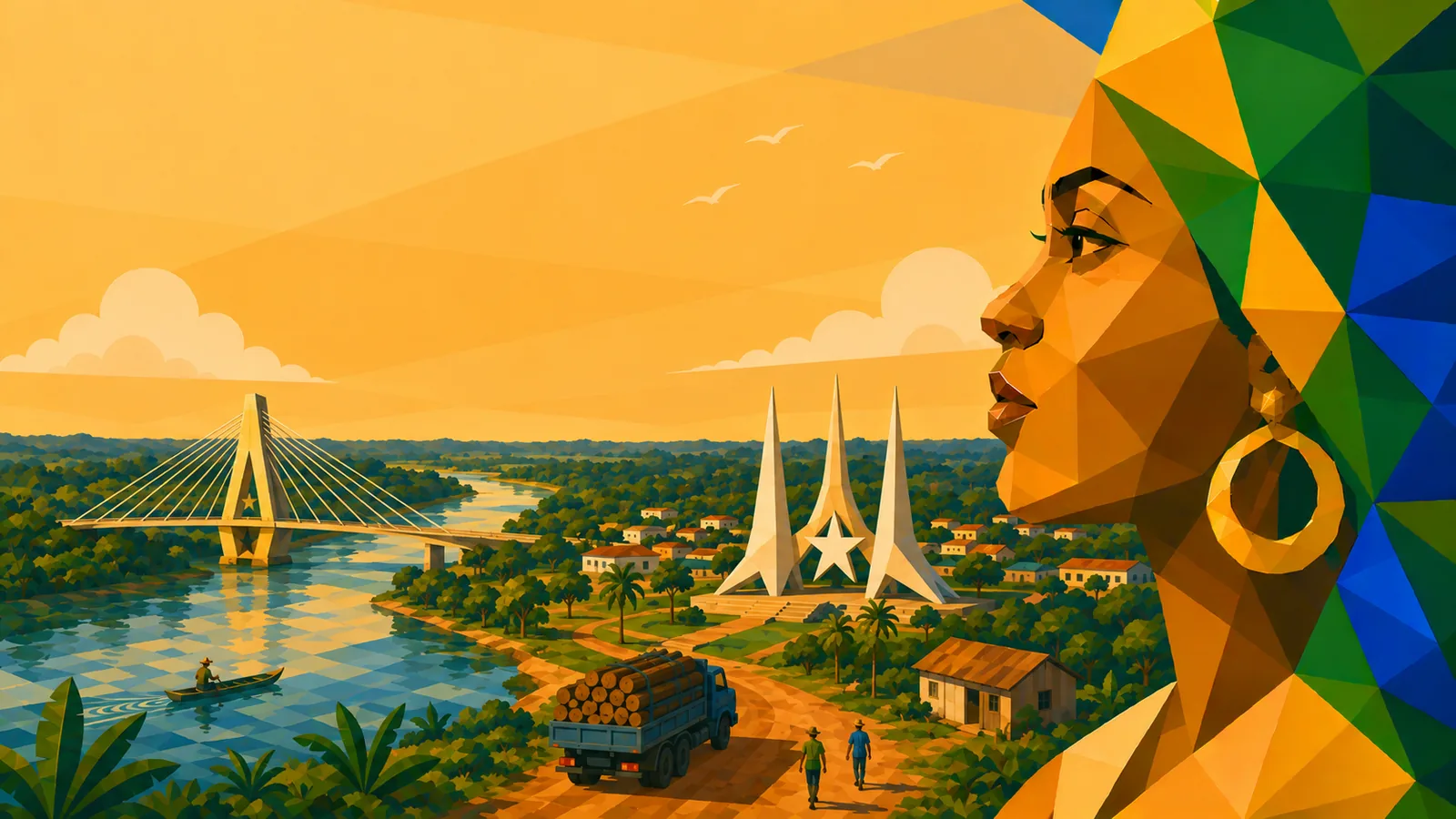 Illustration des Bundesstaats Rondônia
