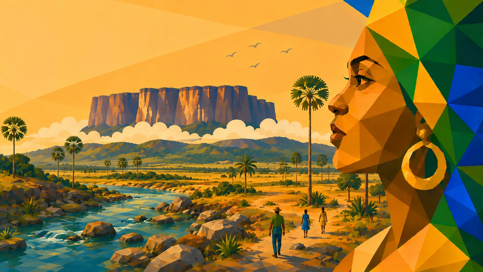 Illustration des Bundesstaats Roraima