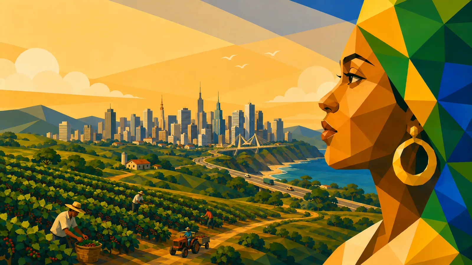 Illustration des Bundesstaats São Paulo