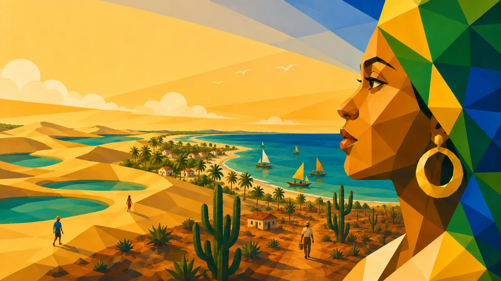 Illustration der Großregion Nordeste