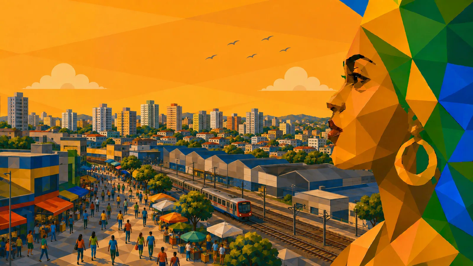 Illustration von Osasco im Bundesstaat São Paulo