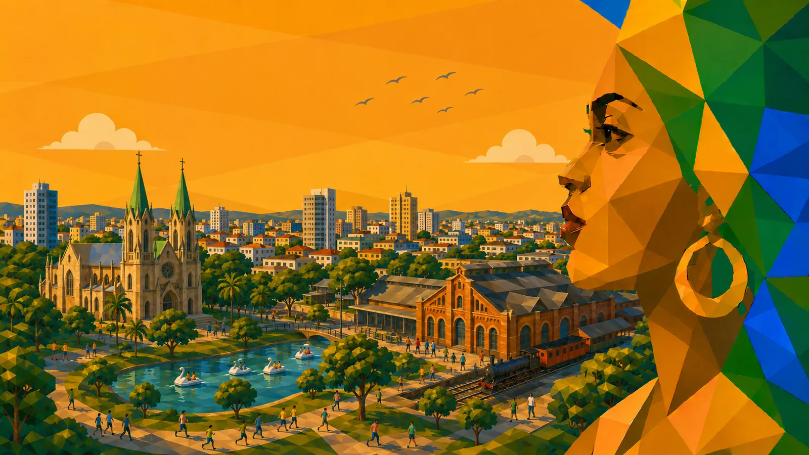 Illustration von Sorocaba im Bundesstaat São Paulo